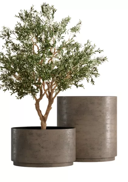 Кашпо CONCRETIKA CYLINDERXL SMOKEY GREY