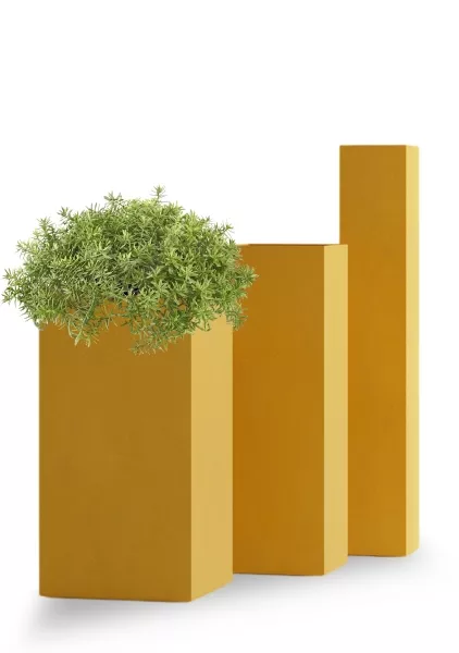 Кашпо CONCRETIKA COLONNA GOLD