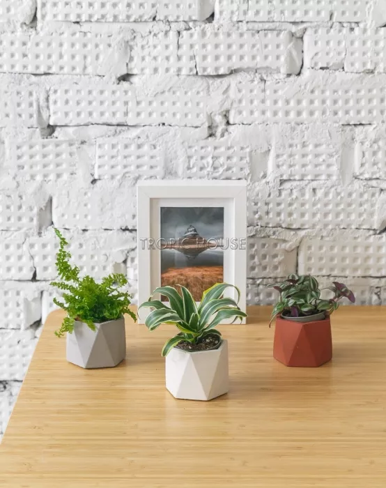 Кашпо бетонное настольное ТН 18