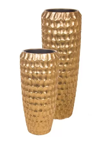 Кашпо Nobilis Marco Pa-gold Cells Vase