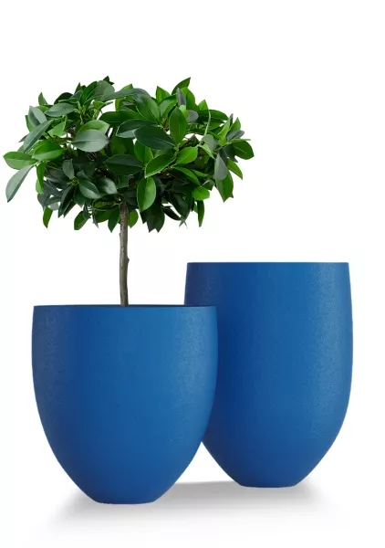 Кашпо CONCRETIKA BARREL CLASSIC COBALT