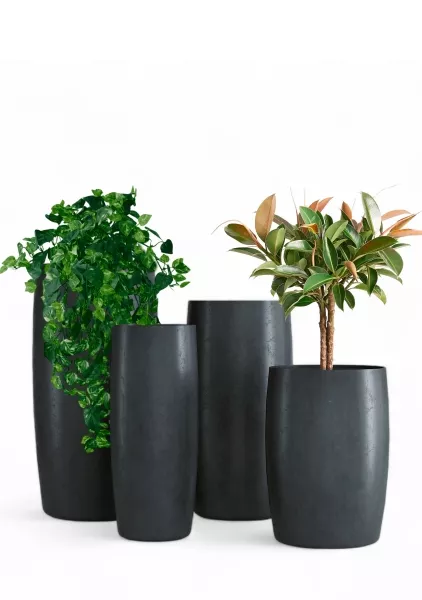 Кашпо CONCRETIKA CIGAR ANTHRACITE