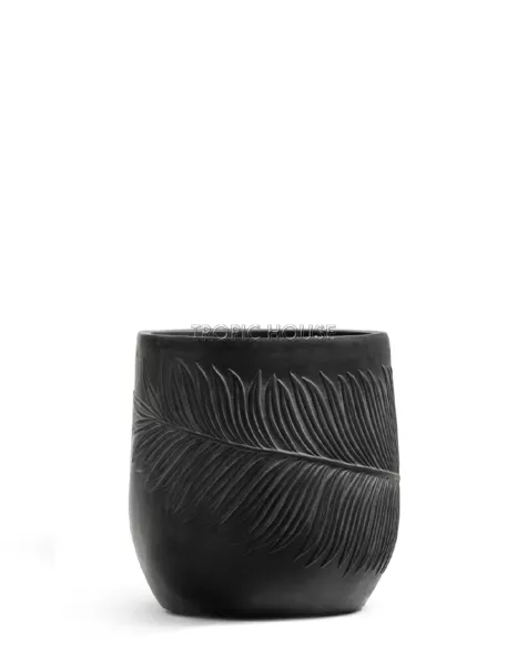 Кашпо TREEZ ERGO, Чаша, Антрацит