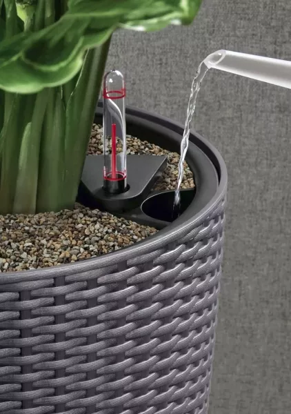 Кашпо LECHUZA Cilindro Cottage 23х41 см