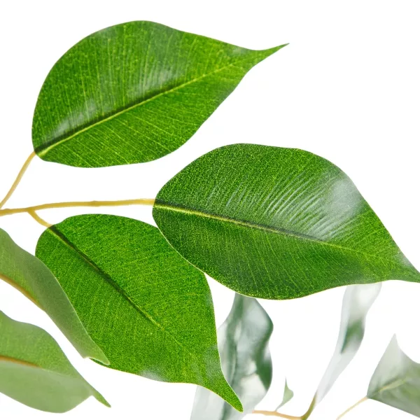 Дерево искусственное в кашпо "Фикус Бенджамина люкс", H210 см, 1830 листьев