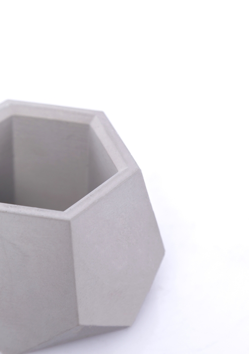 Кашпо бетонное настольное ТН 06