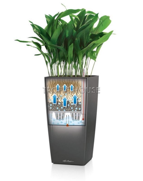 Кашпо LECHUZA CUBICO ALTO 40х105 см