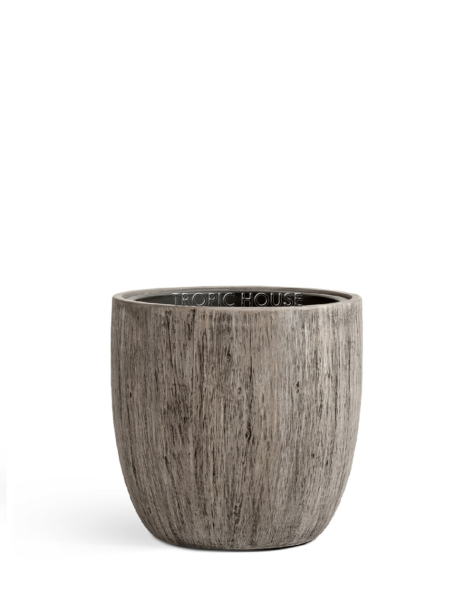 Кашпо TREEZ Effectory, Округлый конус , Белёный дуб