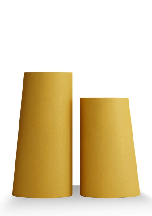 Кашпо CONCRETIKA DUET GOLD