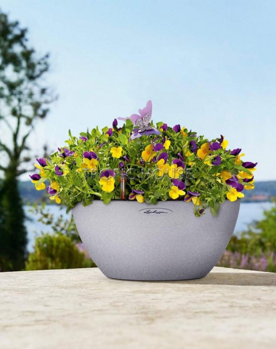 Кашпо LECHUZA CUBETO Stone 40х18 см