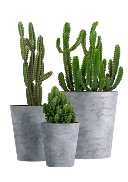 Кашпо CONCRETIKA CRATER CONCRETE GREY LIGHT