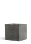 Кашпо TREEZ Effectory, Куб, Темно-серый бетон