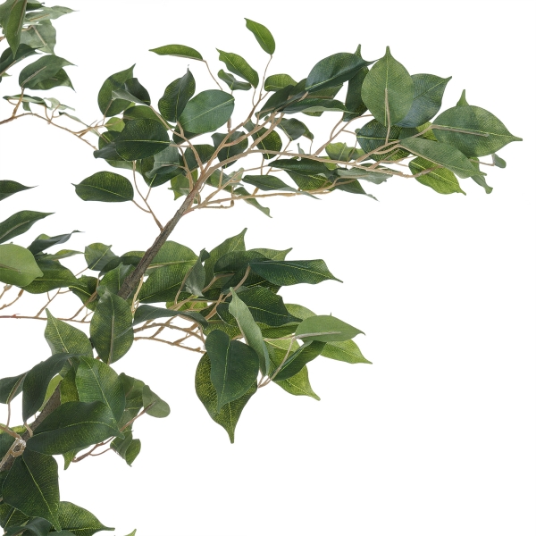 Дерево искусственное в кашпо "Фикус Бенджамина", Н180 см, 846 листьев