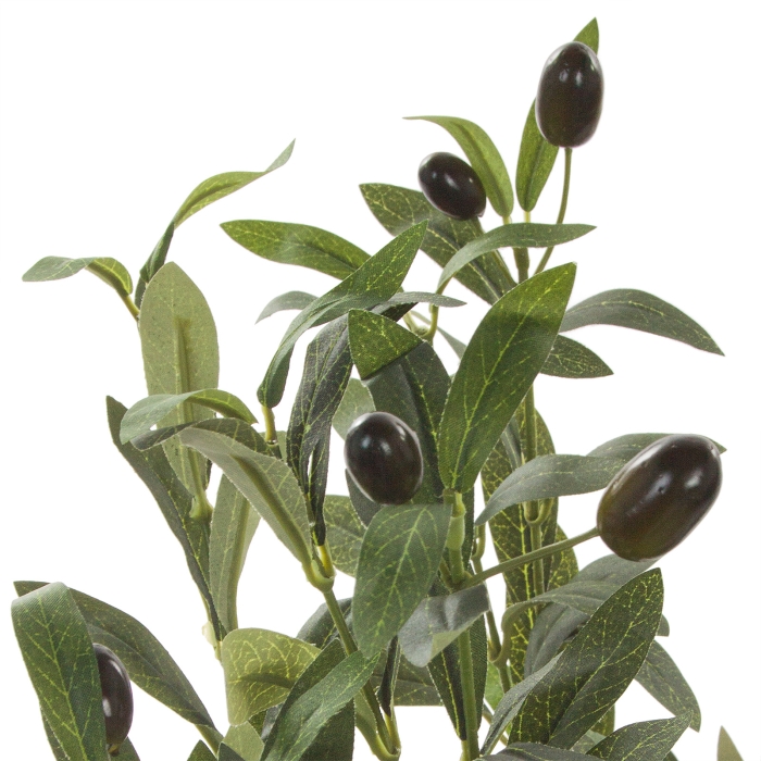 Дерево искусственное в кашпо "Олива", H91 см