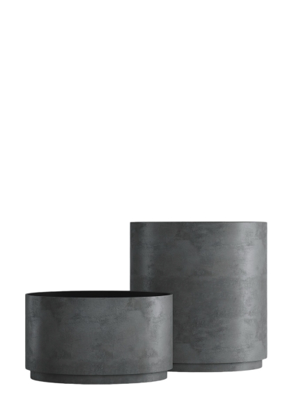Кашпо CONCRETIKA CYLINDERXL SMOKEY BLUE