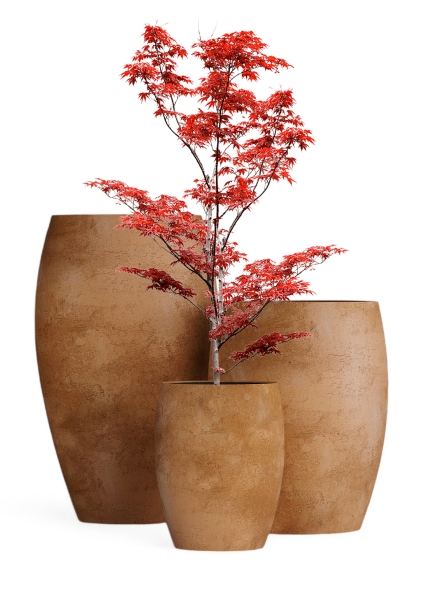 Кашпо CONCRETIKA OVAL CLASSIC CLAY