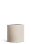 Кашпо TREEZ Effectory, Цилиндр, Белый песок