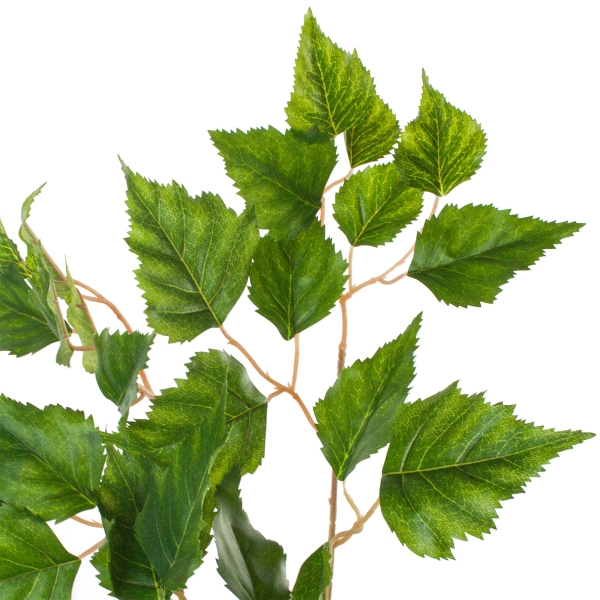 Дерево искусственное в кашпо "Береза", H152 см, 555 листьев