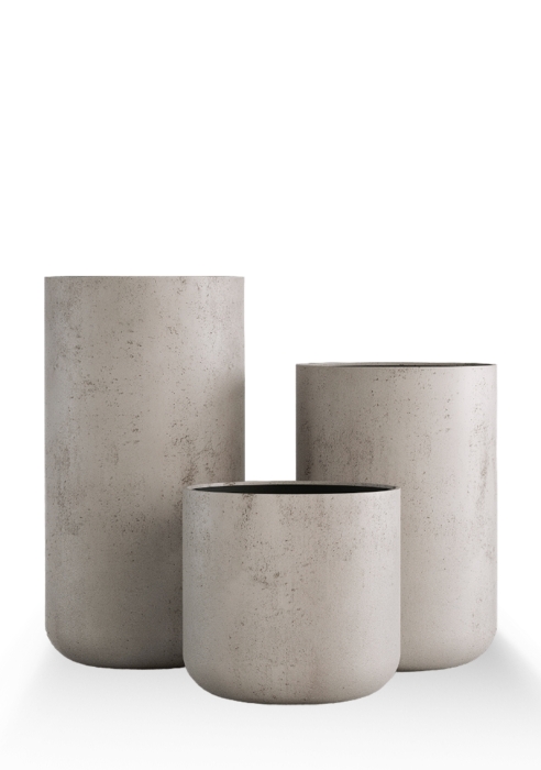 Кашпо CONCRETIKA TOPPER CONCRETE WHITE