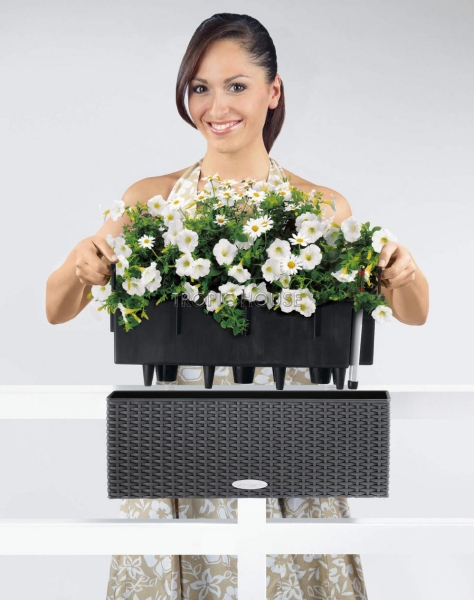 Кашпо LECHUZA BALCONERA Cottage 50х19 см