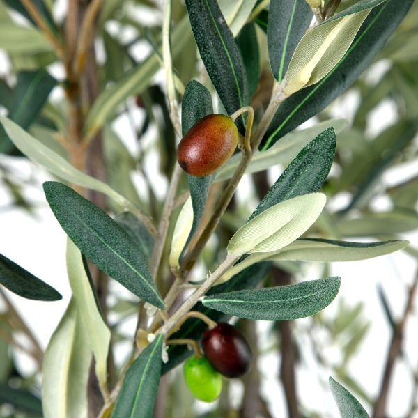 Дерево искусственное в кашпо "Олива люкс", H260 см, 4072 листа