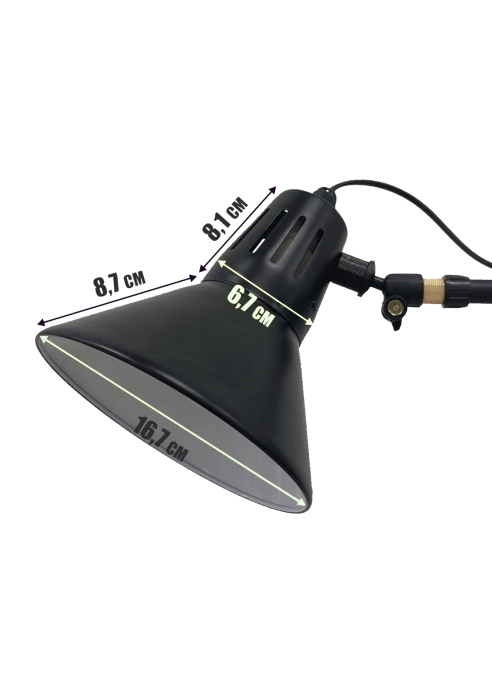 Торшер напольный со штативом, черный