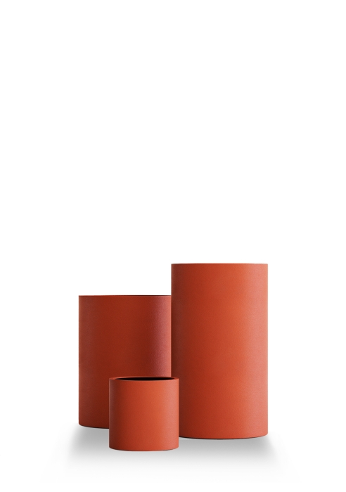 Кашпо CONCRETIKA CYLINDER TERRACOTTA