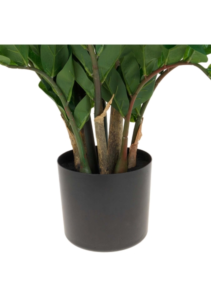 Растение искусственное в кашпо "Замиокулькас", H110 см, 11 веток, 220 листьев