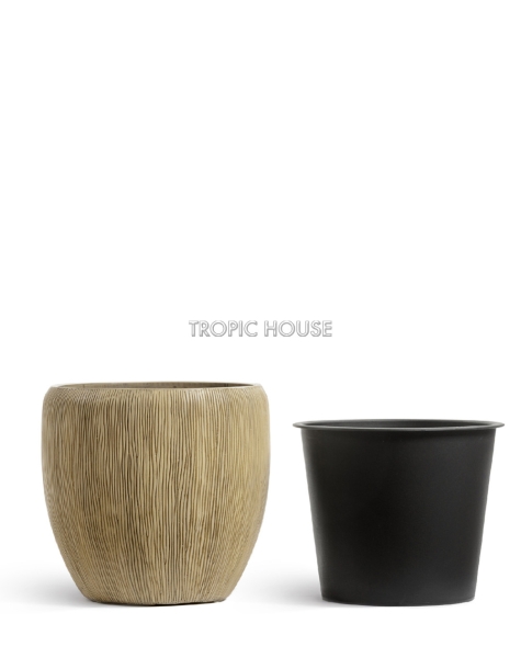 Кашпо TREEZ Effectory, Конус-Чаша , Песчаная дюна