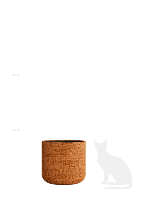 Кашпо CONCRETIKA TOPPER EROSIA OCHRE