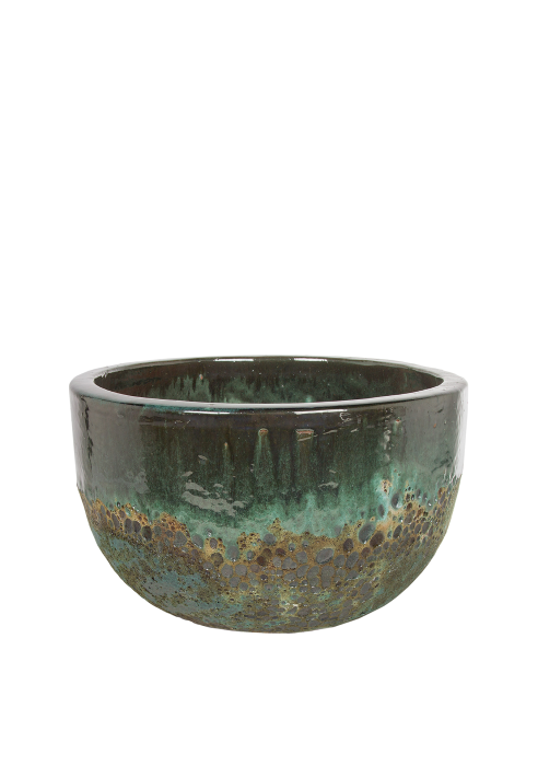 Кашпо Nobilis Marco S-green Round D43хH27 см