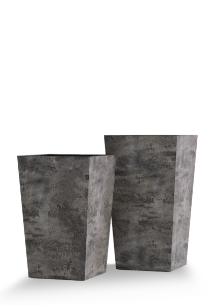 Кашпо CONCRETIKA CONIC CONCRETE GREY DARK