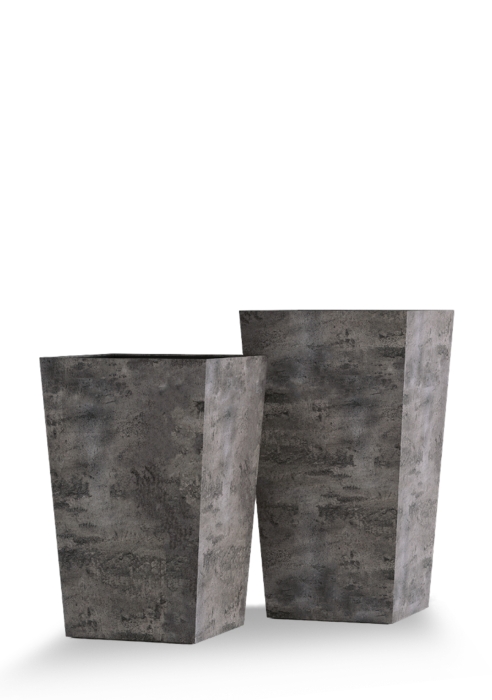Кашпо CONCRETIKA CONIC CONCRETE GREY DARK