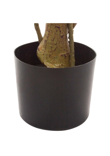 Дерево искусственное в кашпо "Бугенвиллия", H122 см, 450 листьев, 90 цветков