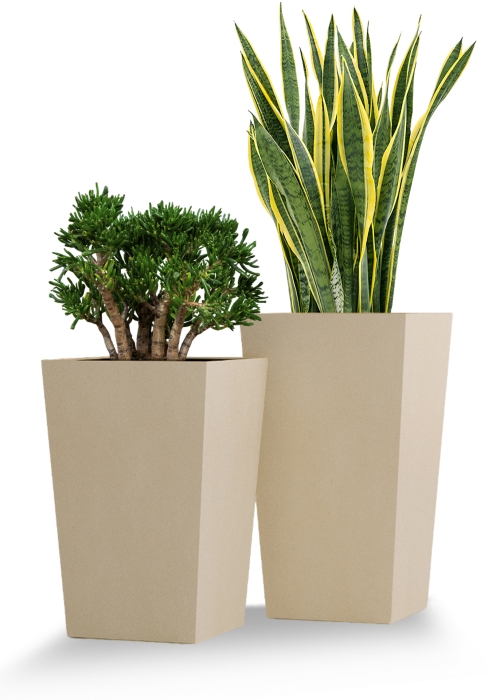 Кашпо CONCRETIKA CONIC SAHARA