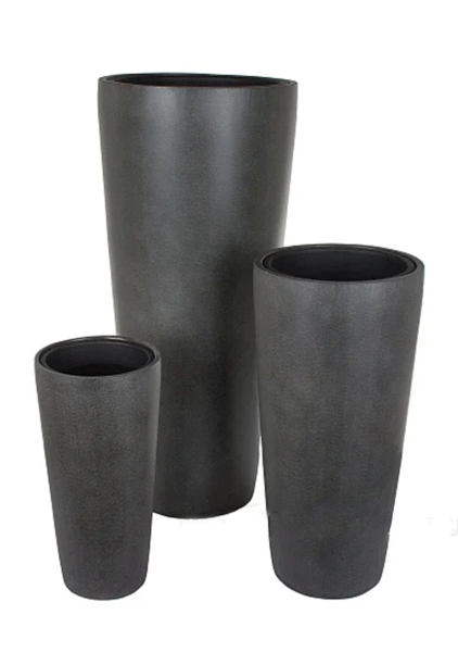 Кашпо Nobilis Marco Pm-gray2 Cone цилиндрическое