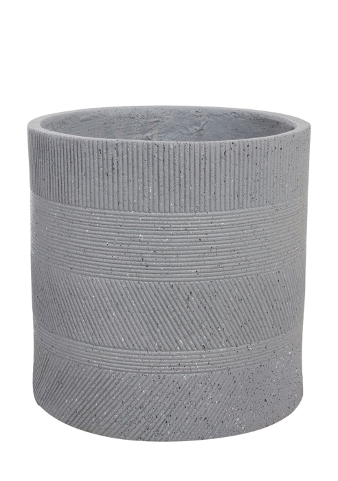 Кашпо Nobilis Marco "Tapes graphite Cylinder"
