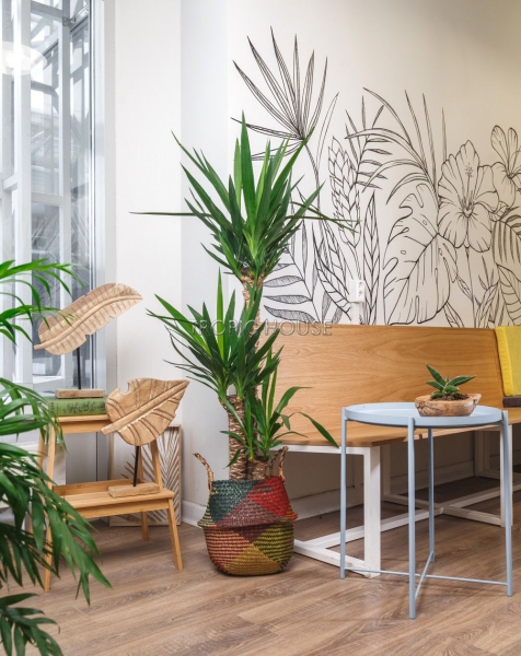 Корзина большая цветная