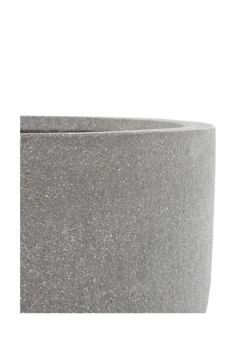Кашпо Nobilis Marco "Plain rough grey Round", D44хH26 см