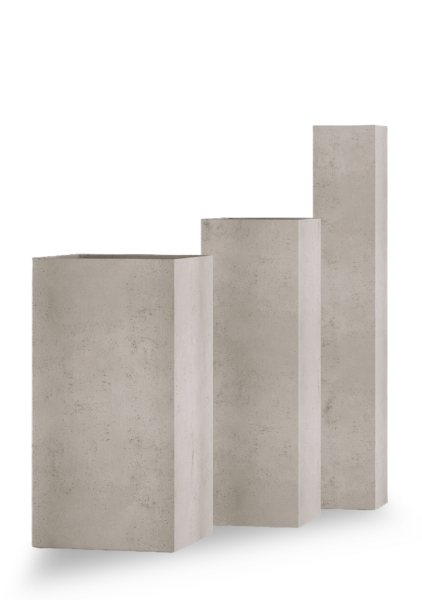 Кашпо CONCRETIKA COLONNA CONCRETE WHITE