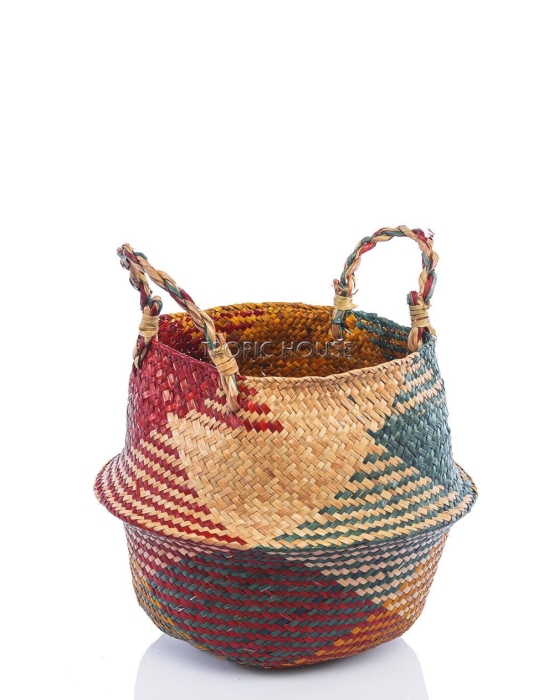 Корзина средняя цветная