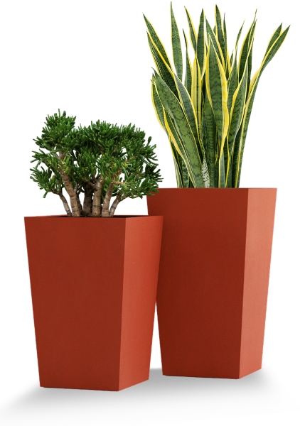 Кашпо CONCRETIKA CONIC TERRACOTTA