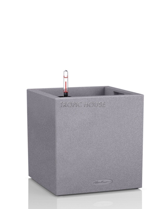 Кашпо LECHUZA CANTO Stone low 30х30 см