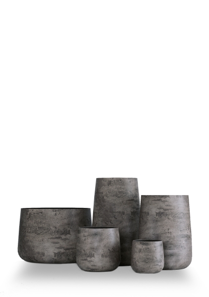 Кашпо CONCRETIKA CONE CONCRETE GREY DARK