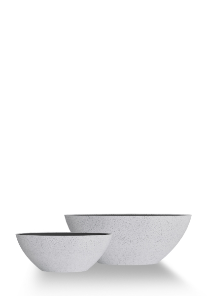 Кашпо CONCRETIKA BONSAY EGG WHITE