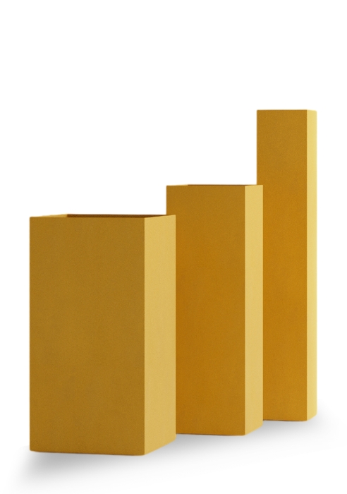 Кашпо CONCRETIKA COLONNA GOLD