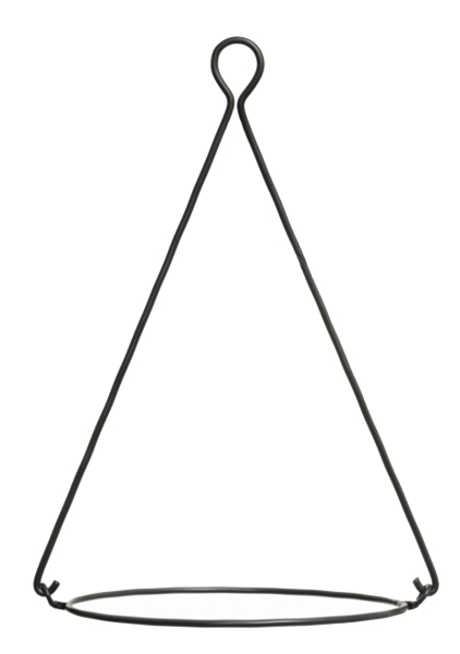 Кашпо TREEZ Effectory, Beton, Полусфера подвесная, Белый песок