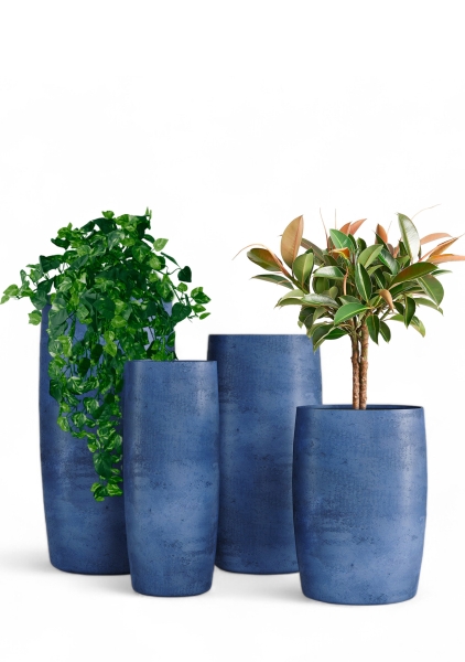 Кашпо CONCRETIKA CIGAR BLUEBERRY