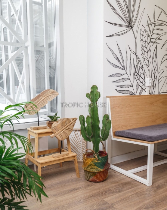 Корзина средняя цветная