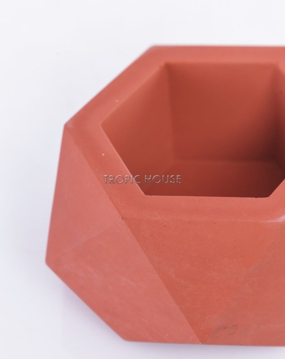 Кашпо бетонное настольное ТН 08